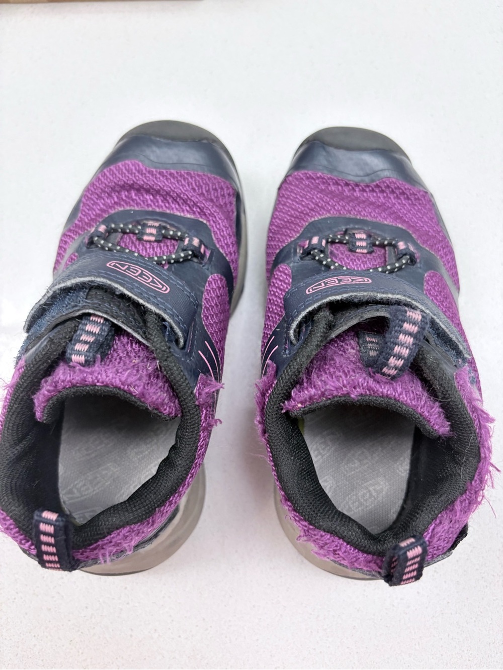 Keen Kids Purple and Black Athletic Sneakers waterproof